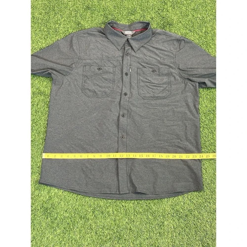 Outdoor Research Shirt‎ Mens XL Gray Wayward Short Sleeve Performance 269220